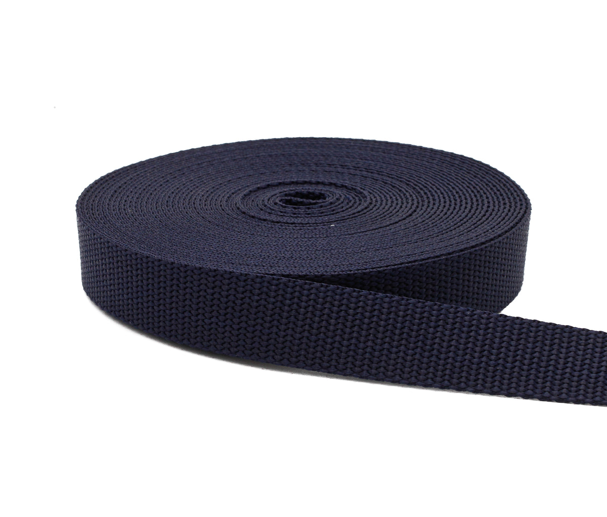 1 Inch Dark Navy Blue Polypropylene Webbing - 1 Heavy Weight Polypro –  Webbing Plus