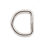 1/2 Inch Welded D Rings Nickel