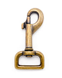 1 Inch Antique Brass Bolt Snap