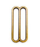1.5 Inch Antique Brass Triglide Slides Wide Mouth