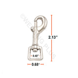 3/8" Nickel Bolt Snap 11mm