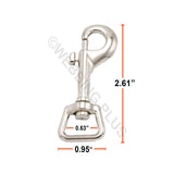 5/8" Nickel Bolt Snap 16mm