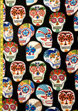 Calaveras Contentas Black  Alexander Henry Fabric