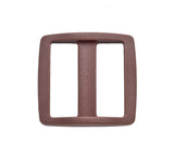 1/2 Inch Dark Brown Plastic Slides 1/2" Wide Mouth Heavy Duty Triglide Slides