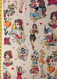 Don't Gamble With Love Antique  - Alexander Henry Fabric