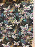 Filigree Flutter cotton fabric