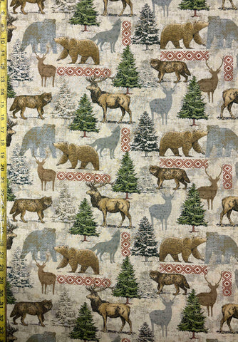 Animal Habitat - Michael Miller Fabric