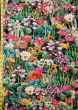 Cacti in bloom desert cotton fabric 