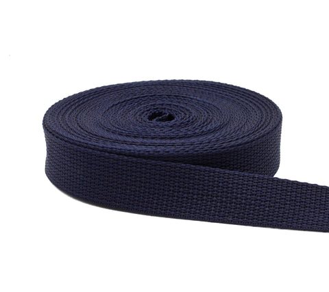 1/2 Inch Dark Navy Blue Polypropylene Webbing 1/2" Light Weight