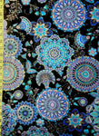 peacock blue fabric Timeless tressure Cotton Fabric 