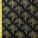 Small Gold Trees cotton fabric 