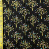 Small Gold Trees cotton fabric 