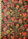 Autumn leaves cotton fabric 