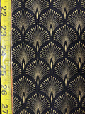 Gold & Black Peacocks - Timeless Treasures (Copy)