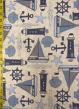 Sailing Away Cream - Michael Miller Fabric