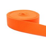 1.5 Inch Orange Polypropylene Webbing 1.5" Light Weight Polypro Strap