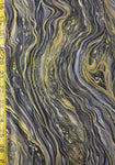 Abstract marbling cotton fabric 