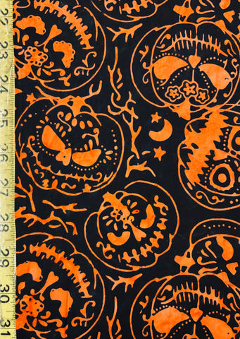 Pumpkins Orange Fabric Timeless Treasures cotton fabric 