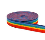 1 Inch Rainbow Polypropylene Webbing 1" Light Weight Polypro Strap