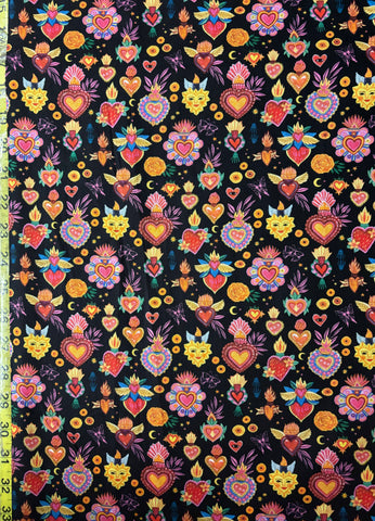 Sacred Hearts - Dear Stella Fabric