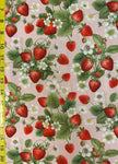 Strawberry Vines Timeless Treasures Cotton Fabric 