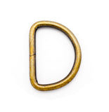 1.5 Inch Heavy Welded D Rings Antique Brass