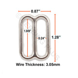 1" Nickel Triglide Slides 25mm