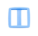 1/2 Inch Baby Blue Plastic Slides 1/2" Wide Mouth Heavy Duty Triglide Slides