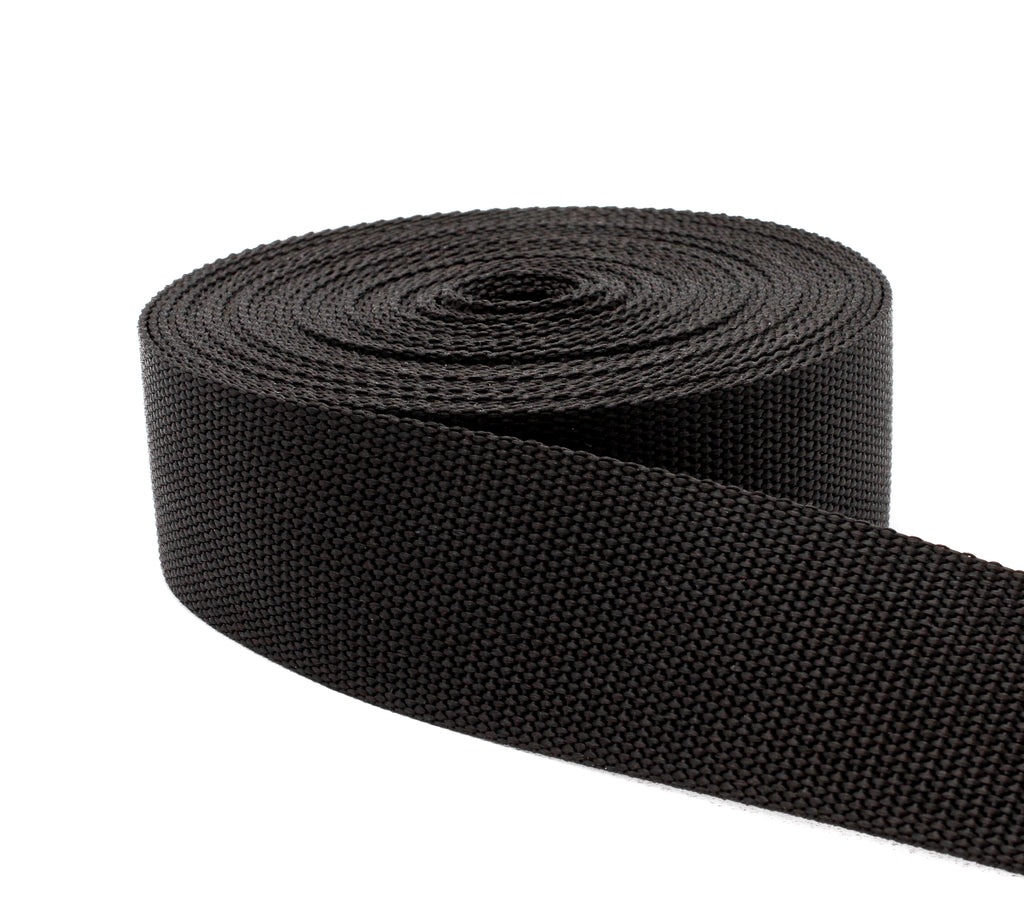 2 Inch Black Polypropylene Webbing - 2