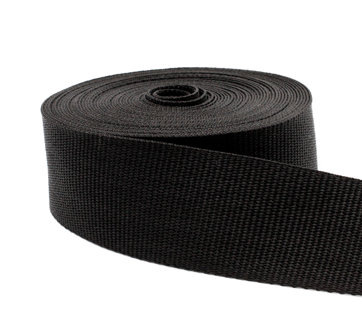2 Inch Black Polypropylene Webbing - 2