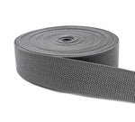 1.5 Inch Charcoal Polypropylene Webbing 1.5" Heavy Weight Polypro Strap