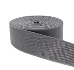 2 Inch Charcoal Polypropylene Webbing 2" Heavy Weight Polypro Strap
