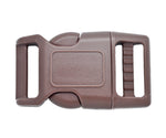 Dark Brown 5/8 Inch Contoured Plastic Buckles Adjustable 5/8" Curved  Buckles Local pick up in Orange County California 