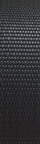 1.5 Inch Black Nylon Webbing - Medium Weight Nylon