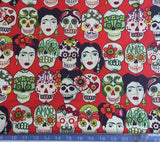 Gotas de Amor Red - Frida Kahlo  - Alexander Henry Fabric