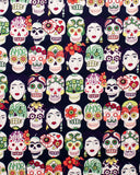 Gotas de Amor Eggplant Frida Kahlo Alexander Henry Fabric