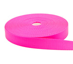 3/4 Inch Hot Pink Nylon Webbing Medium Weight Nylon