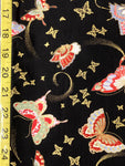 Ruby Butterflies Timeless Treasures cotton fabric 