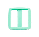 1 Inch Mint Green Plastic Slides 1" Wide Mouth Heavy Duty Triglide Slides
