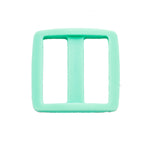1/2 Inch Mint Green Plastic Slides 1/2" Wide Mouth Heavy Duty Triglide Slides