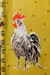 Rooster cotton fabric 