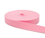 5/8 Inch Pink Polypropylene Webbing 5/8" Heavy Weight Polypro Strap
