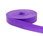 1 Inch Purple Polypropylene Webbing 1" Light Weight Polypro Strap