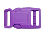Purple 1.5 Inch Contoured Plastic Buckles 1.5" adjustable curved buckles pet collar clips colored buckles 