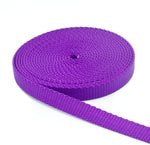 1/2 Inch Purple Nylon Webbing 1/2" Medium Weight Nylon