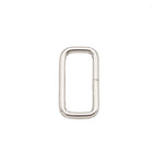 1 Inch Light Welded Rectangle Rings 3mm Wire