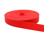 5/8 Inch Red Polypropylene Webbing 5/8" Heavy Weight Polypro Strap