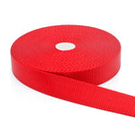 5/8 Inch Red Nylon Webbing Medium Weight Nylon