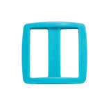1 Inch Turquoise Plastic Slides 1" Wide Mouth Heavy Duty Triglide Slides