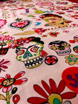 Candy Skull Cotton Fabric 